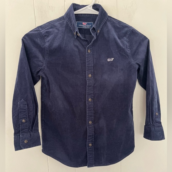 Vineyard Vines Other - Vineyard Vines Corduroy Button-Down Nautical Navy Size 6 Worn ONE Time